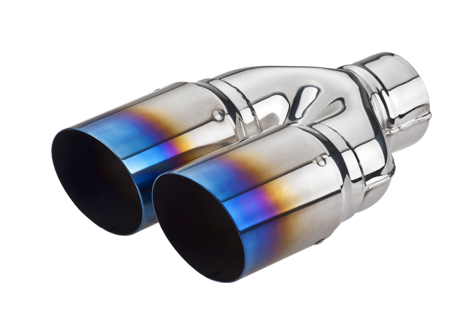 Titanium+Stainless steel tail pipe
