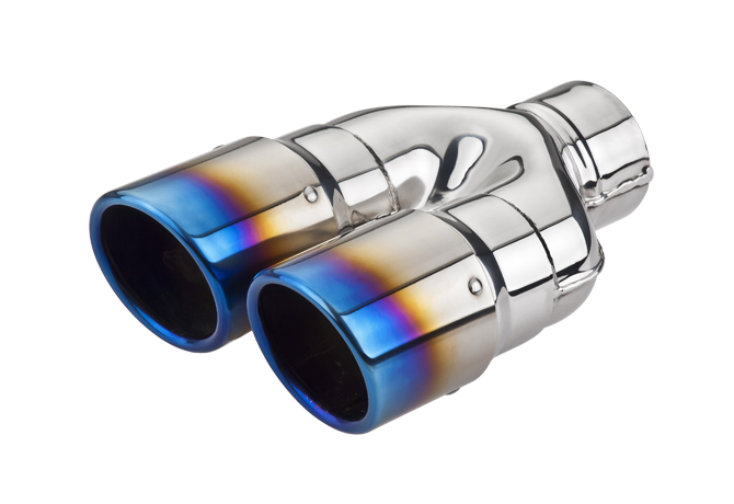 Titanium+Stainless steel tail pipe
