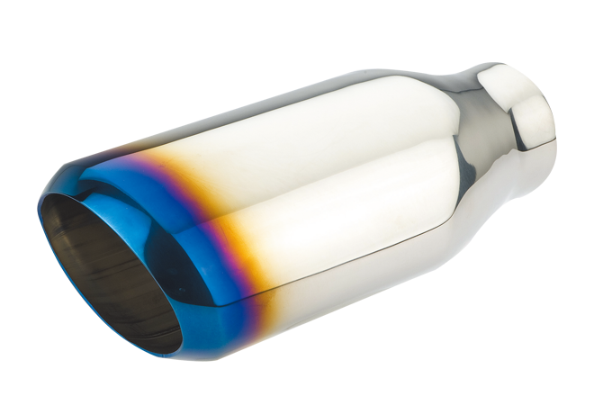 Blue Burnt Exhaust Tip