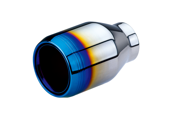 Blue Burnt Exhaust Tip