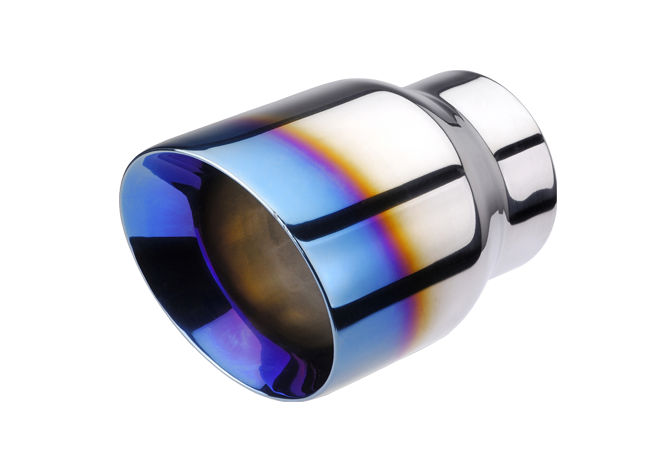 Blue Burnt Exhaust Tip