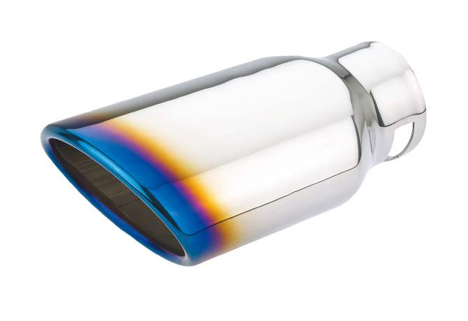 Blue Burnt Exhaust Tip