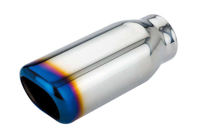 Blue Burnt Exhaust Tip