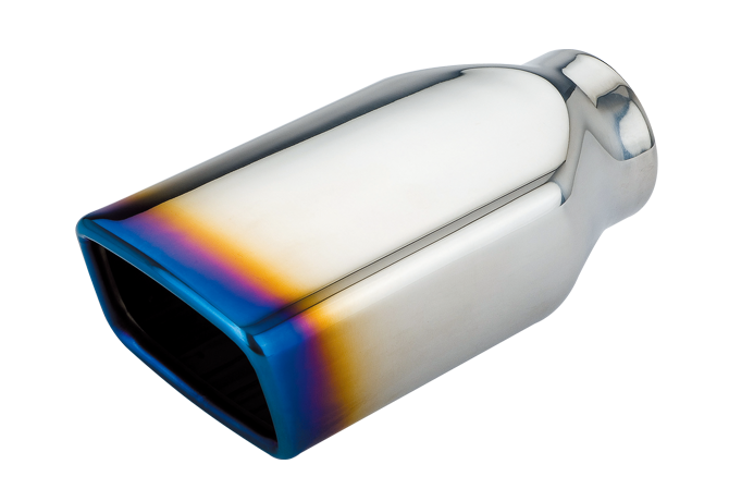Blue Burnt Exhaust Tip