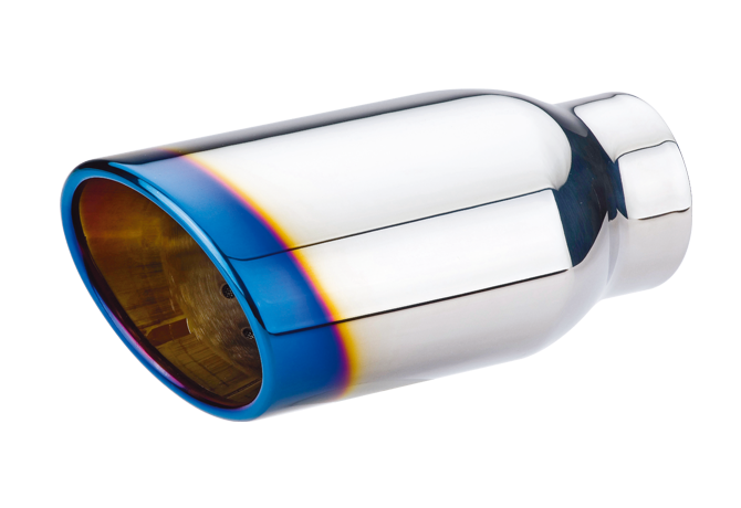 Blue Burnt Exhaust Tip