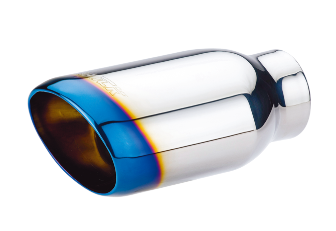 Blue Burnt Exhaust Tip