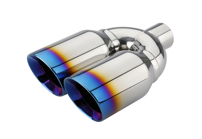 Blue Burnt Exhaust Tip